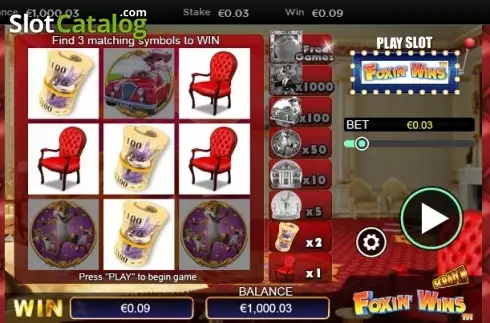 Οθόνη3. Scratch Foxin Wins Κουλοχέρης