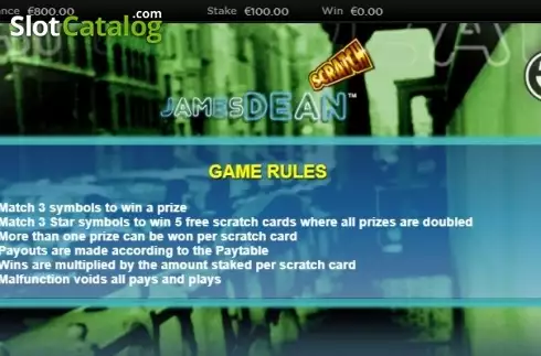 Οθόνη4. Scratch James Dean Κουλοχέρης