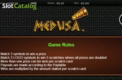 Οθόνη4. Scratch Medusa Κουλοχέρης