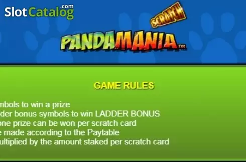 Οθόνη5. Scratch Pandamania Κουλοχέρης