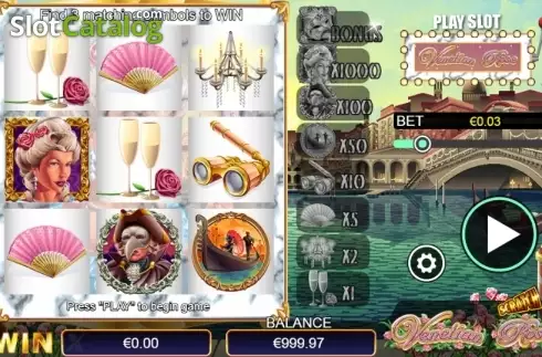 Οθόνη2. Scratch Venetian Rose Κουλοχέρης