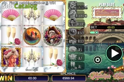 Οθόνη3. Scratch Venetian Rose Κουλοχέρης