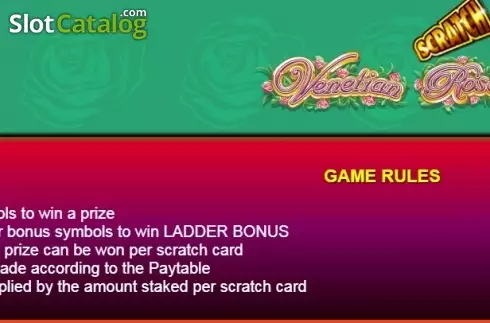 Οθόνη5. Scratch Venetian Rose Κουλοχέρης