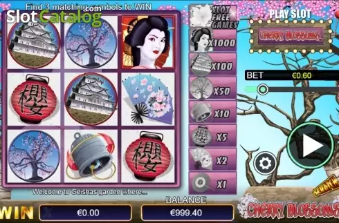 Οθόνη2. Scratch Cherry Blossoms Κουλοχέρης