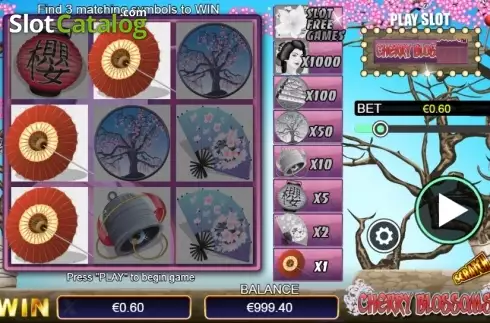 Οθόνη3. Scratch Cherry Blossoms Κουλοχέρης