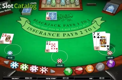 Οθόνη3. Blackjack Atlantic City MH Κουλοχέρης