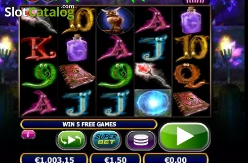 Οθόνη3. Merlins Millions Superbet Mini Κουλοχέρης