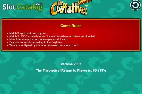 Οθόνη5. The Cod Father (Scratch) Κουλοχέρης