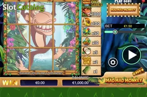 Οθόνη2. Mad Mad Monkey (Scratch) Κουλοχέρης
