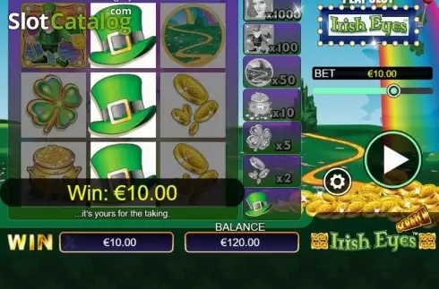 Οθόνη4. Irish Eyes (Scratch) Κουλοχέρης
