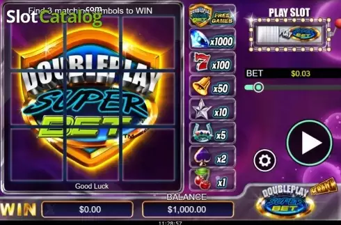 Οθόνη2. Doubleplay Superbet (Scratch) Κουλοχέρης