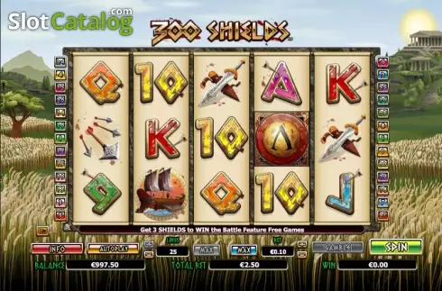 Ροδέλες. 300 Shields Κουλοχέρης