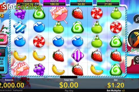Οθόνη2. Candy Bonanza Xmas Κουλοχέρης