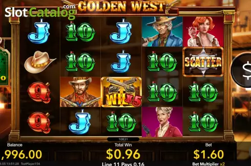Οθόνη3. Golden West (Nextspin) Κουλοχέρης