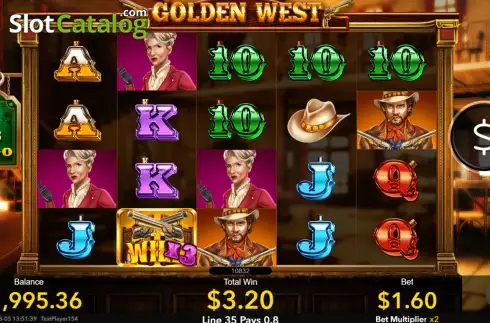 Οθόνη4. Golden West (Nextspin) Κουλοχέρης