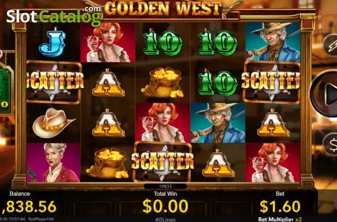 Οθόνη6. Golden West (Nextspin) Κουλοχέρης