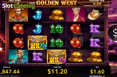 Οθόνη9. Golden West (Nextspin) Κουλοχέρης