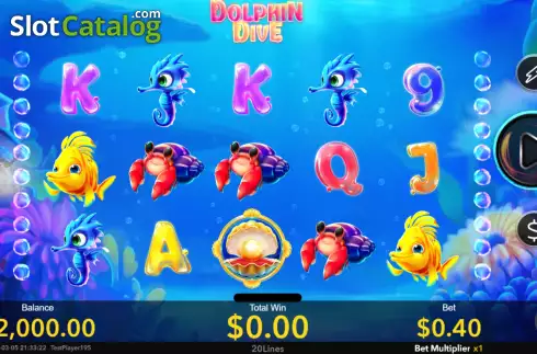 Οθόνη2. Dolphin Dive Κουλοχέρης 