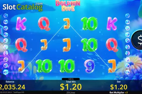 Οθόνη3. Dolphin Dive Κουλοχέρης 