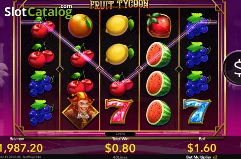Οθόνη3. Fruit Tycoon Κουλοχέρης