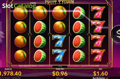 Οθόνη4. Fruit Tycoon Κουλοχέρης