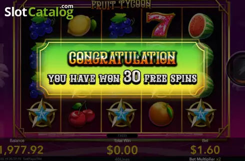 Οθόνη5. Fruit Tycoon Κουλοχέρης