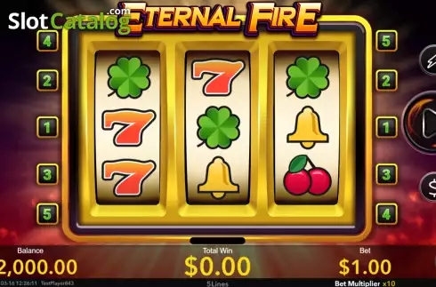 Οθόνη2. Eternal Fire Κουλοχέρης