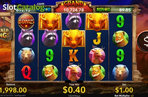 Οθόνη3. Buffalo King (Nextspin) Κουλοχέρης