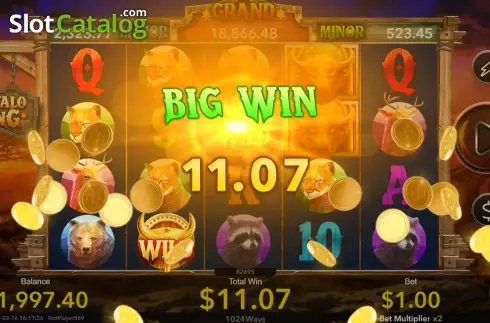 Οθόνη5. Buffalo King (Nextspin) Κουλοχέρης