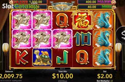 Οθόνη3. 5 Fortune Stars Κουλοχέρης