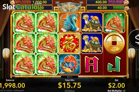 Οθόνη4. 5 Fortune Stars Κουλοχέρης