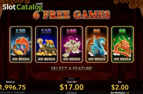 Οθόνη5. 5 Fortune Stars Κουλοχέρης