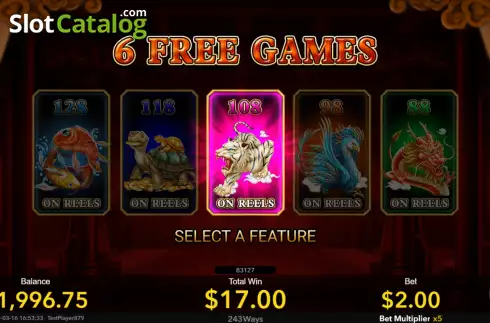 Οθόνη6. 5 Fortune Stars Κουλοχέρης