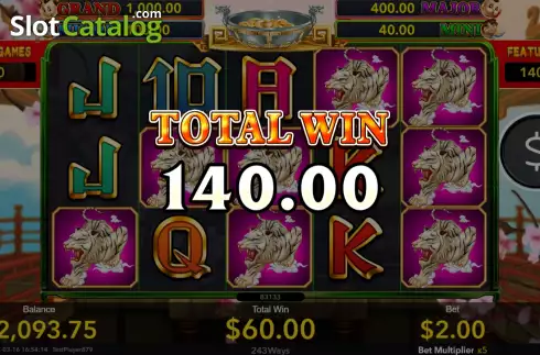 Οθόνη9. 5 Fortune Stars Κουλοχέρης