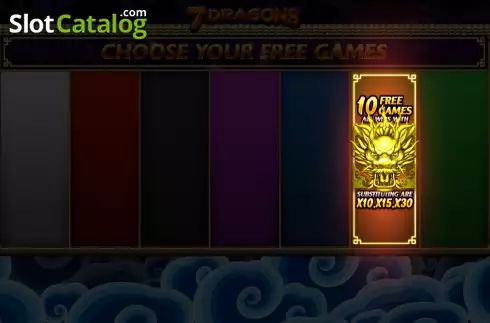 Οθόνη7. 7 Dragons Κουλοχέρης
