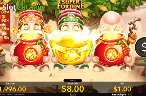 Οθόνη4. Super Fortune Κουλοχέρης