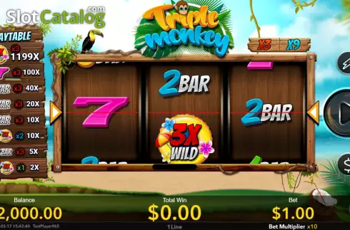 Οθόνη2. Triple Monkey (Nextspin) Κουλοχέρης 