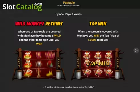 Οθόνη5. Triple Kung Fu Monkey Κουλοχέρης