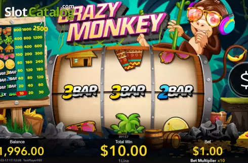 Οθόνη3. Crazy Monkey (Nextspin) Κουλοχέρης