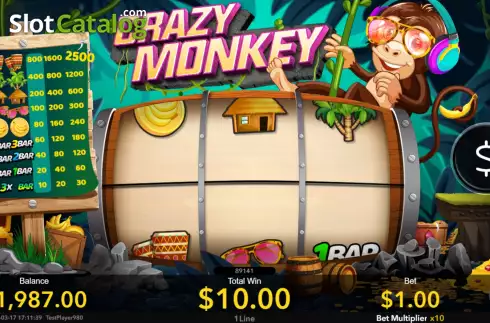 Οθόνη4. Crazy Monkey (Nextspin) Κουλοχέρης
