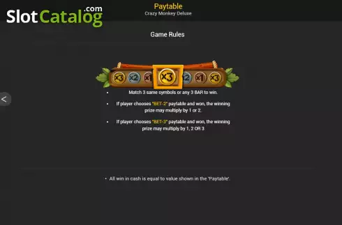 Οθόνη7. Crazy Monkey Deluxe Κουλοχέρης
