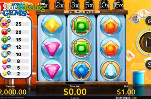 Οθόνη2. Lucky Gems (Nextspin) Κουλοχέρης