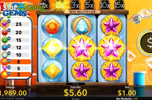 Οθόνη4. Lucky Gems (Nextspin) Κουλοχέρης