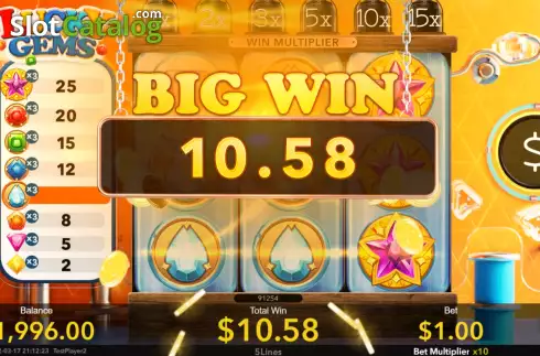 Οθόνη5. Lucky Gems (Nextspin) Κουλοχέρης