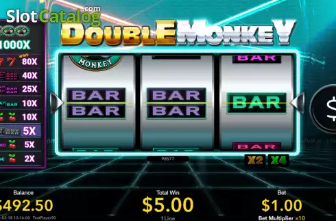 Οθόνη4. Double Monkey Κουλοχέρης