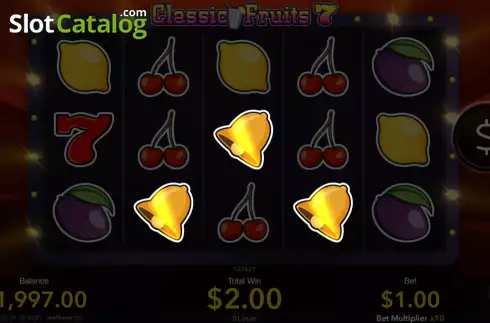 Οθόνη3. Classic Fruits 7 Κουλοχέρης
