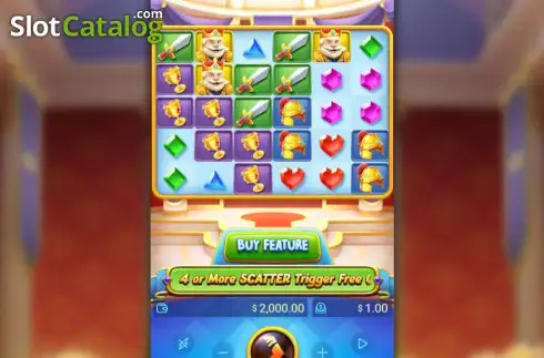 Οθόνη2. Royal Gems Match Κουλοχέρης
