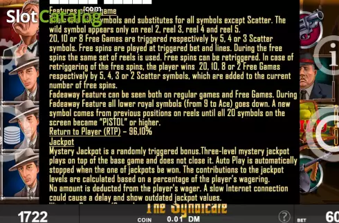 Οθόνη5. The Syndicate (Spinthon) Κουλοχέρης 