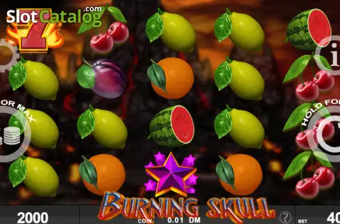 Οθόνη2. Burning Skull Κουλοχέρης
