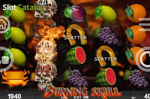 Οθόνη3. Burning Skull Κουλοχέρης